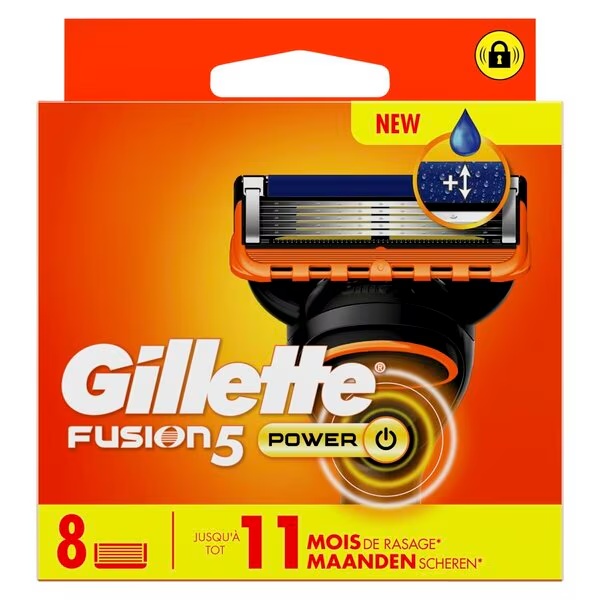 Rezila za britvice Gillette Fusion5 Power<br>8 kosov