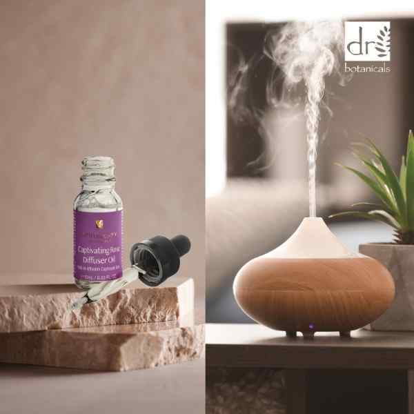 Dr. Botanicals Podmanivý difuzér s olejem v duu s růží 2 x 10 ml | Zdraví | Superdrug