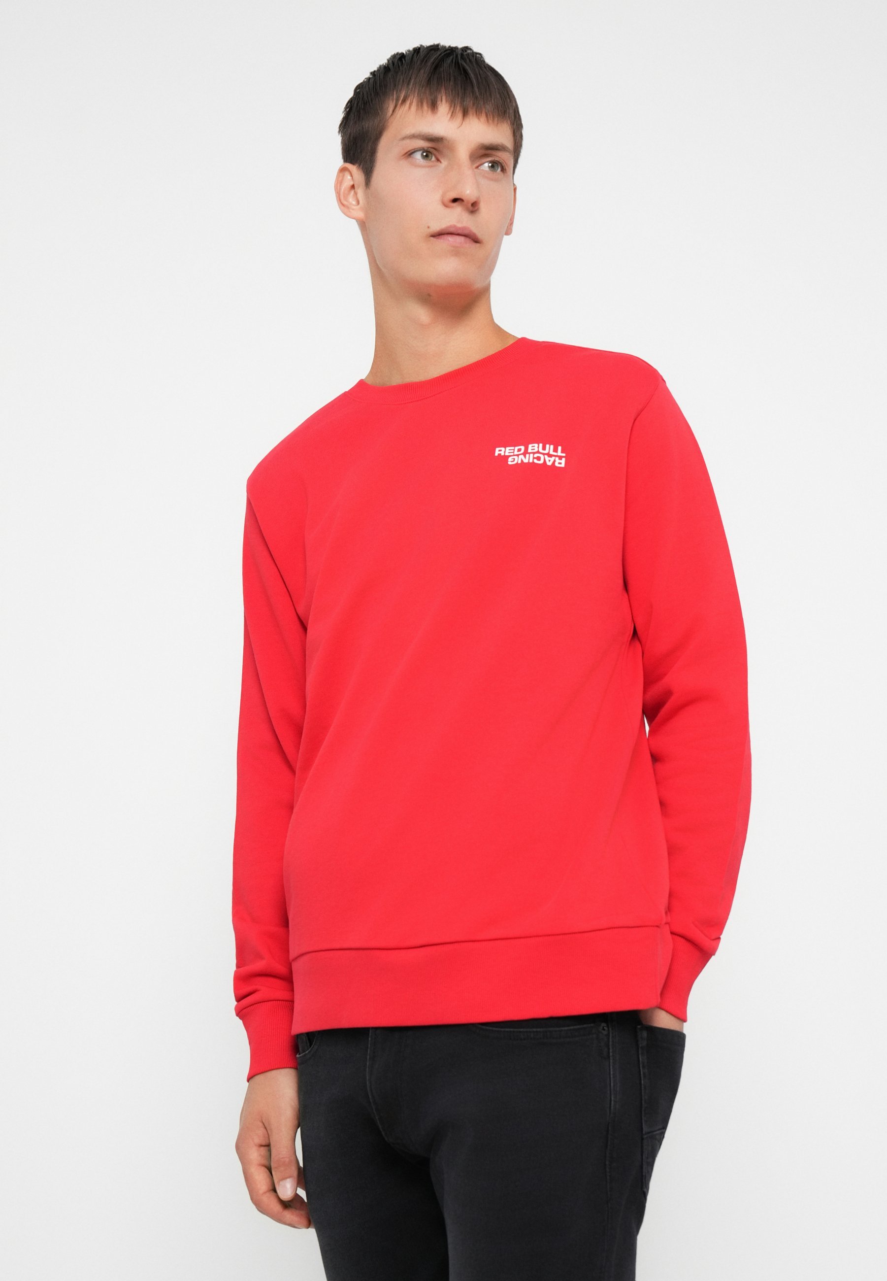 Red Bull Racing x Pepe Jeans REFLECT LOGO CREW - Sweatshirt - Marsrood