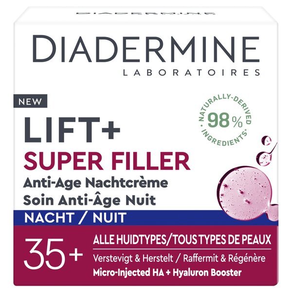 Diadermine Lift+ Super Filler noćna krema<br>50ml - Svi tipovi kože