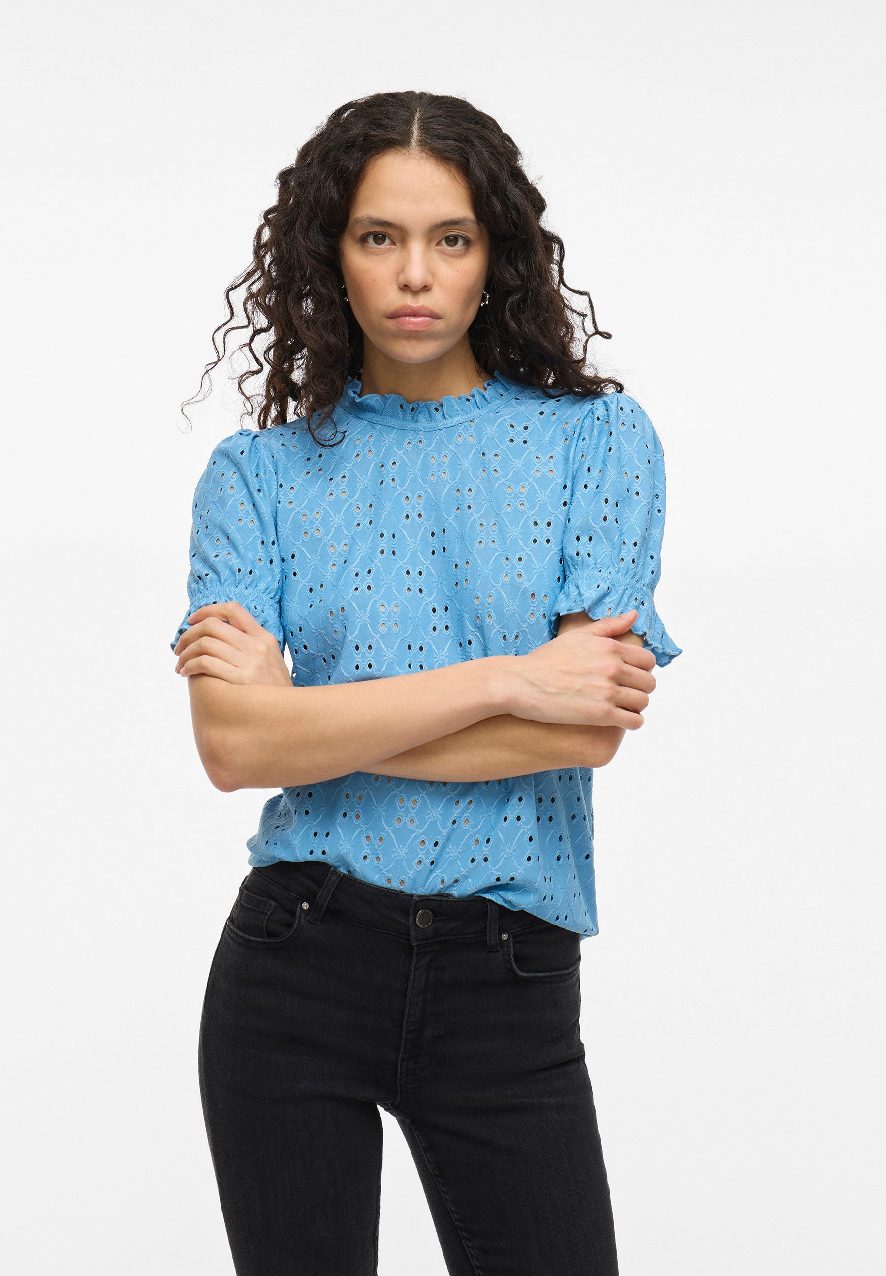 VILA Blouse - zalig blauw