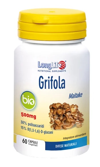 LONG LIFE LongLife Grifola Bio Voedingssupplement voor natuurlijke afweer 60 capsules Immuunsysteem