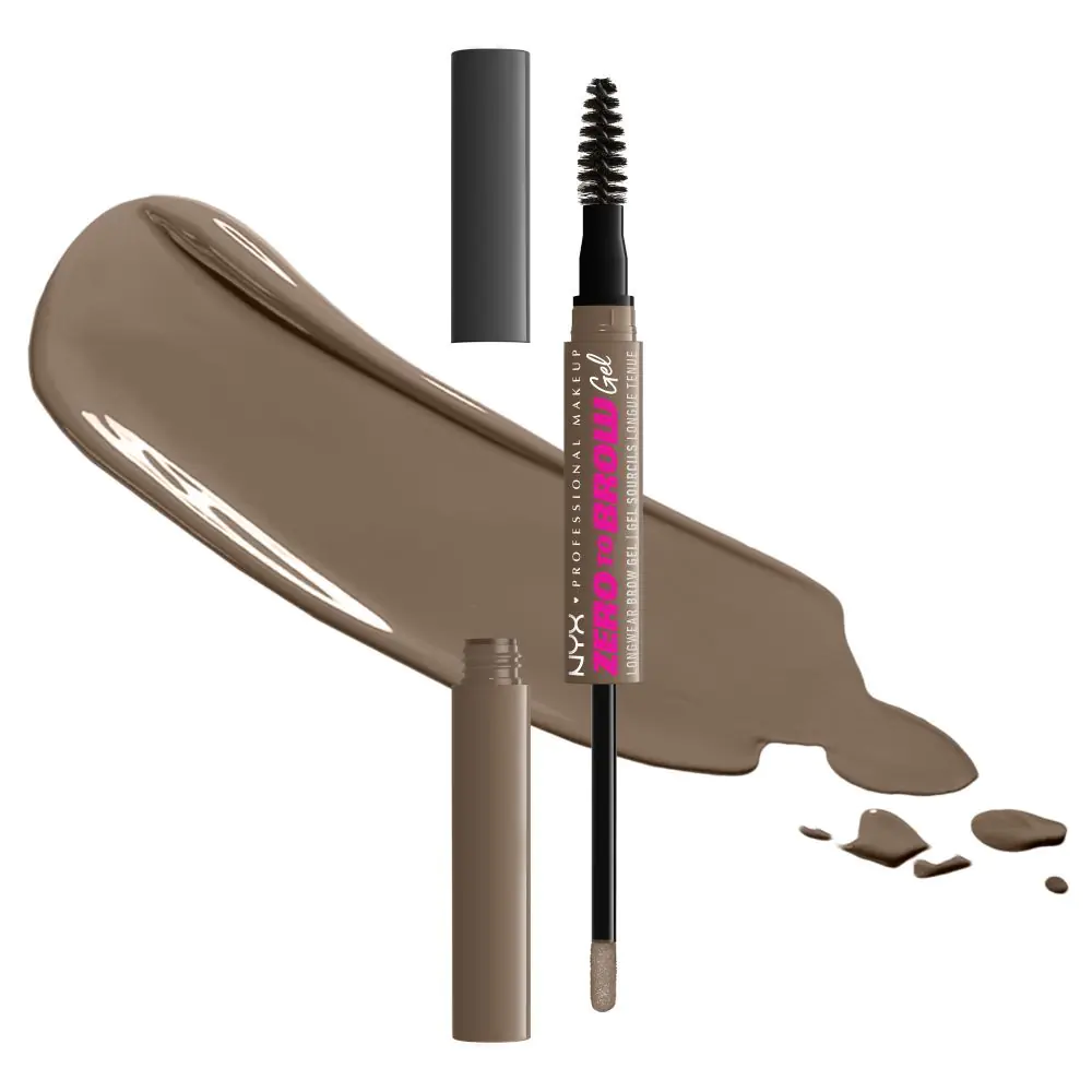 NYX Zero To Brow Żel do brwi Ash Brown