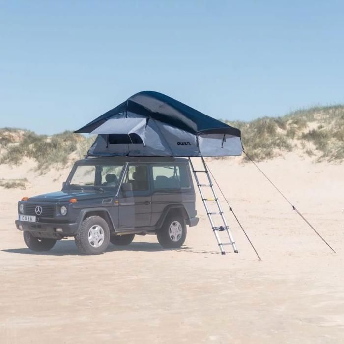 Tente de Toit Owen - Couleur Grise - pour Camping et Voyage - Robuste et Durable - Installation Facile