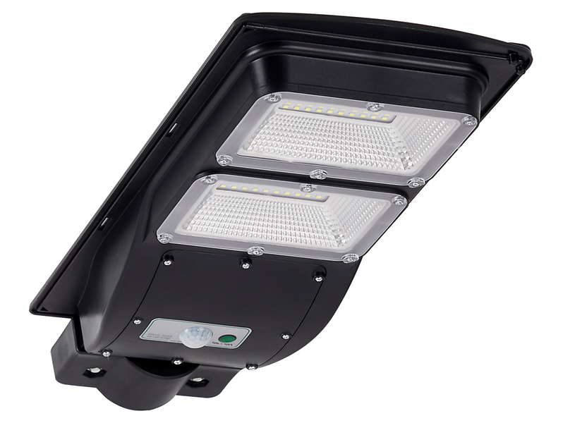 Naświetlacz solarny Street-6 LED z zimną barwą światła czarny