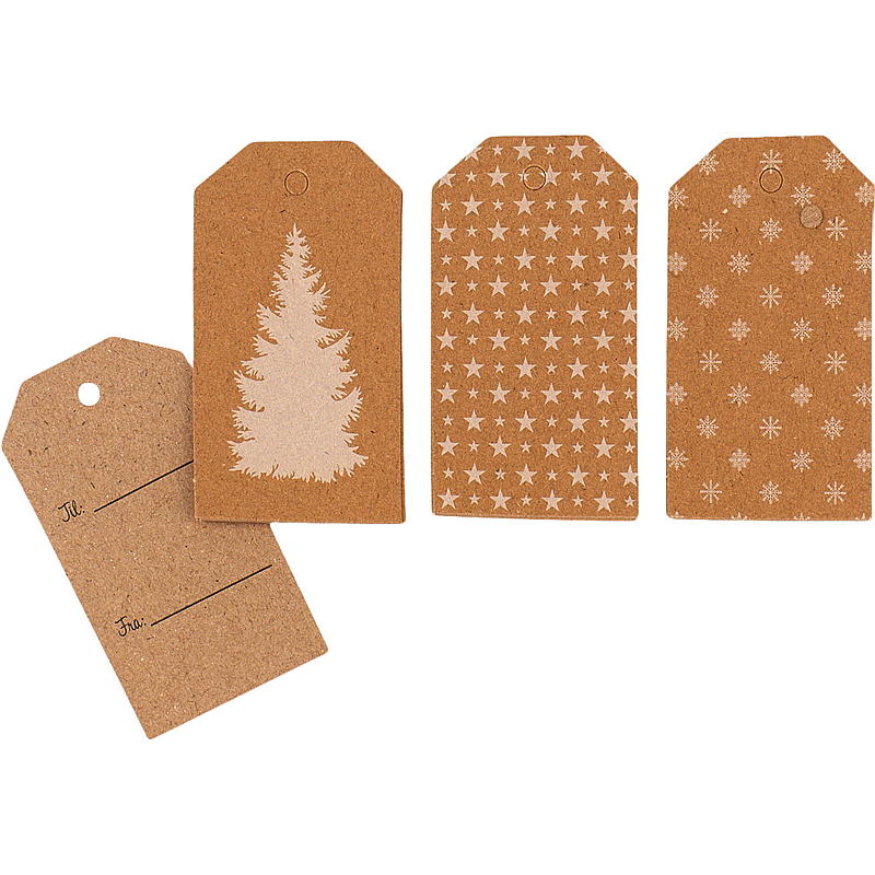 Hem Presentetiketter 15-pack Kraft