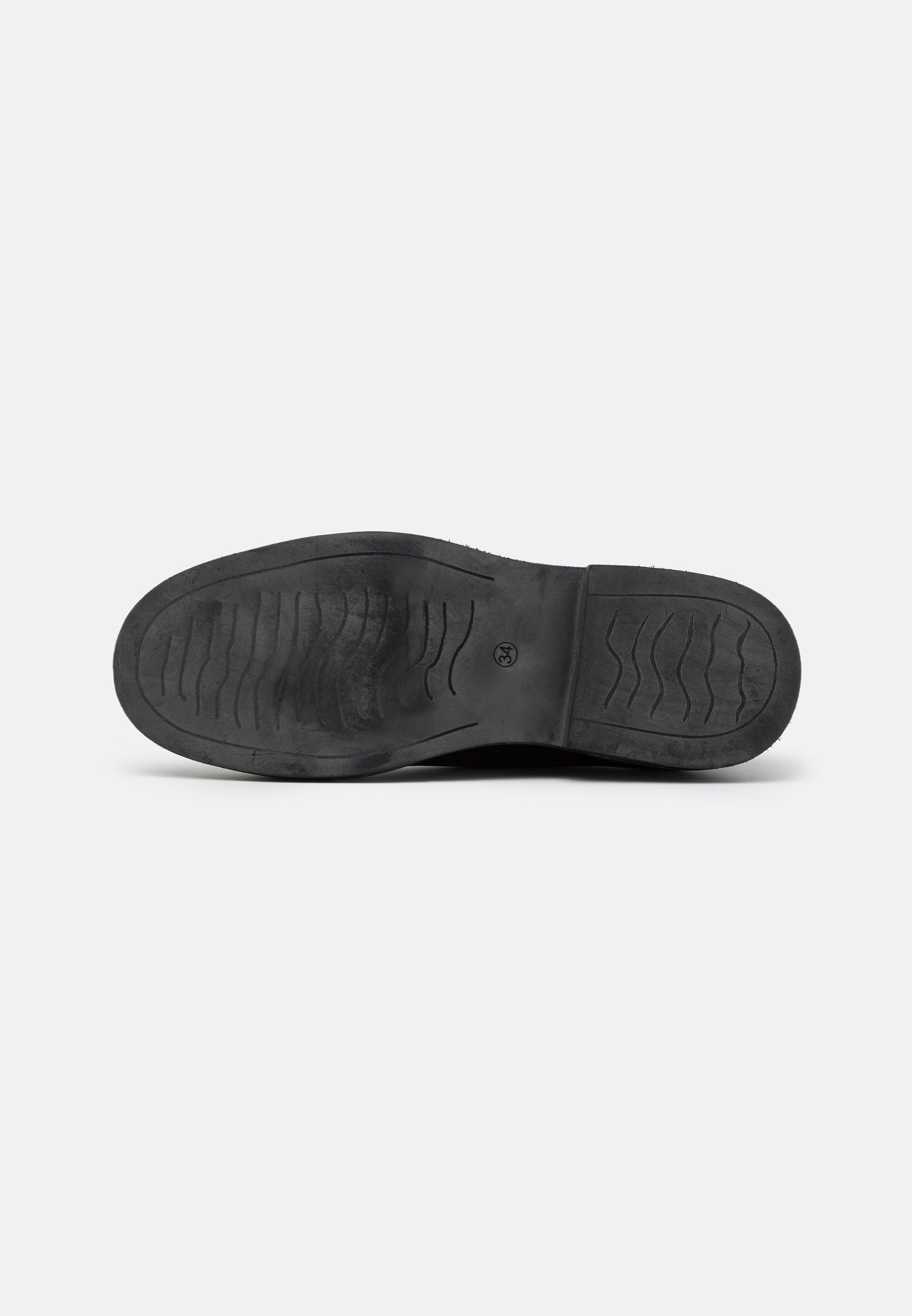 Friboo CUIR - Chaussures à lacets - noires