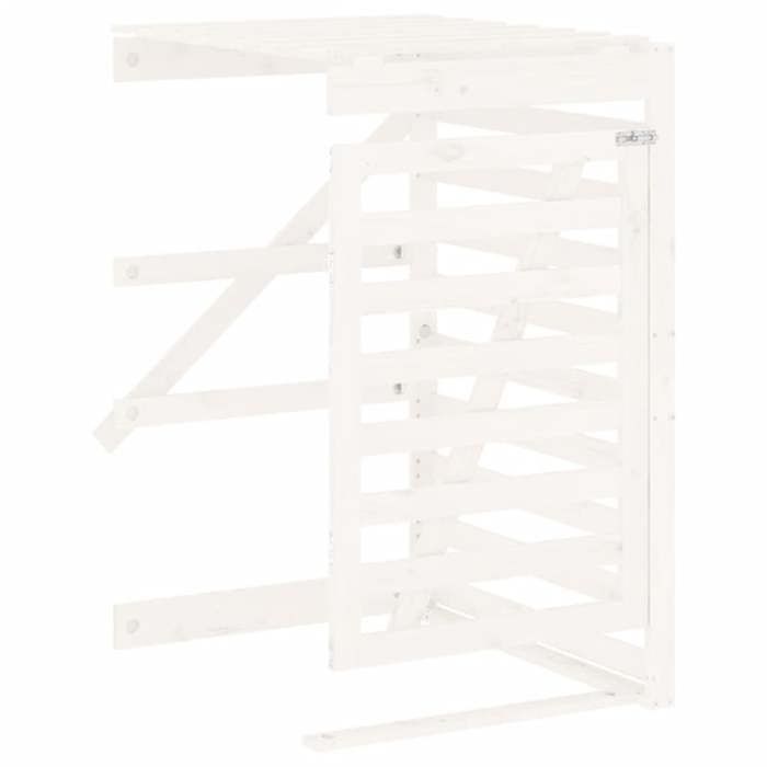 Coperchio per pattumiera/Estensibile per coperchio pattumiera con ruote - VIDAXL - Pino massiccio bianco CC6793236