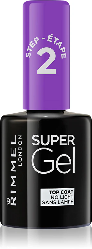 Rimmel Super Gel Step 2 Glitzer-Nagellack für funkelnden Glanz