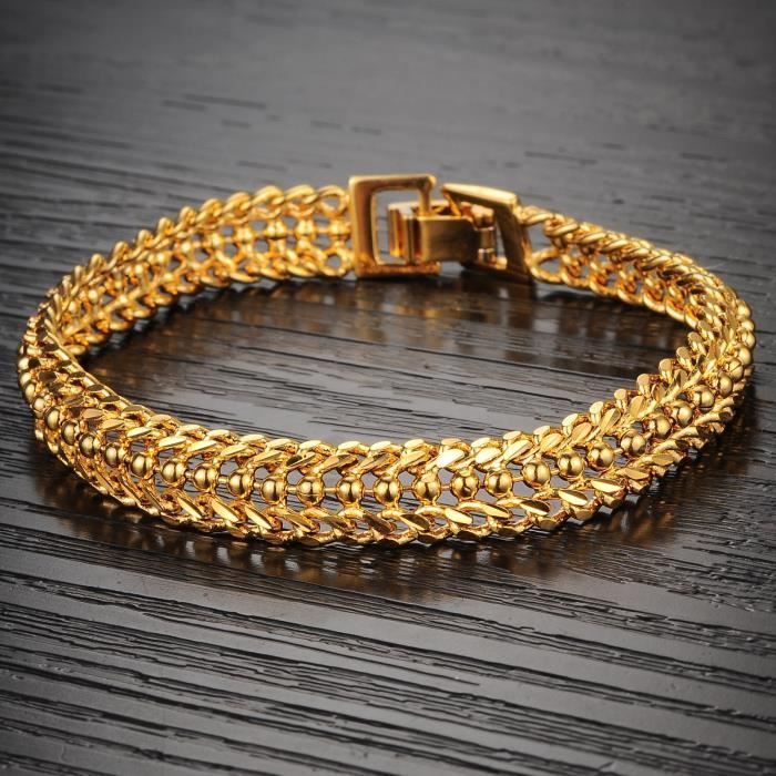 Bracelet - Or jaune - Plaqué 18k - Femme - Lien délicat
