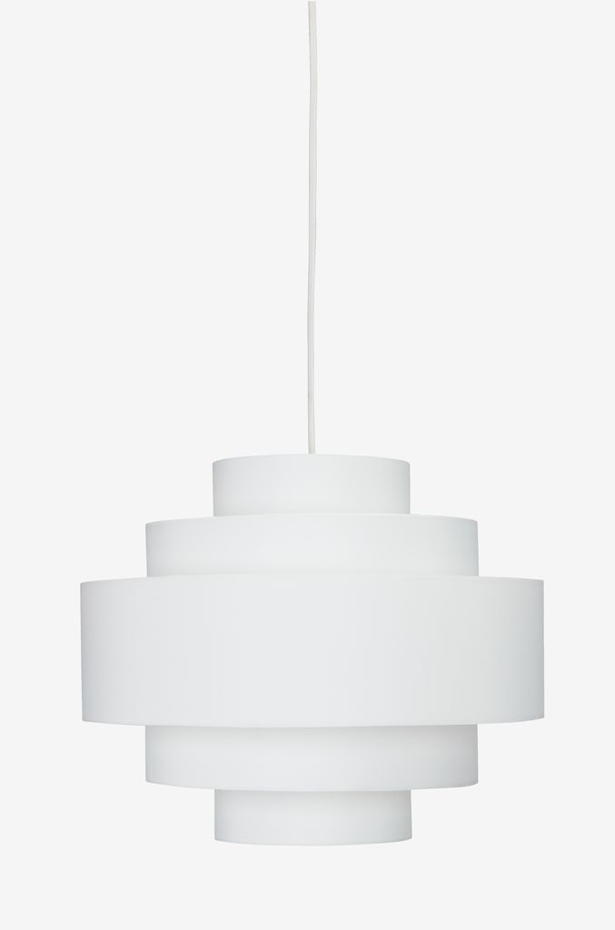 TYGE Závesné svietidlo TYGE Ø35xV29cm biele