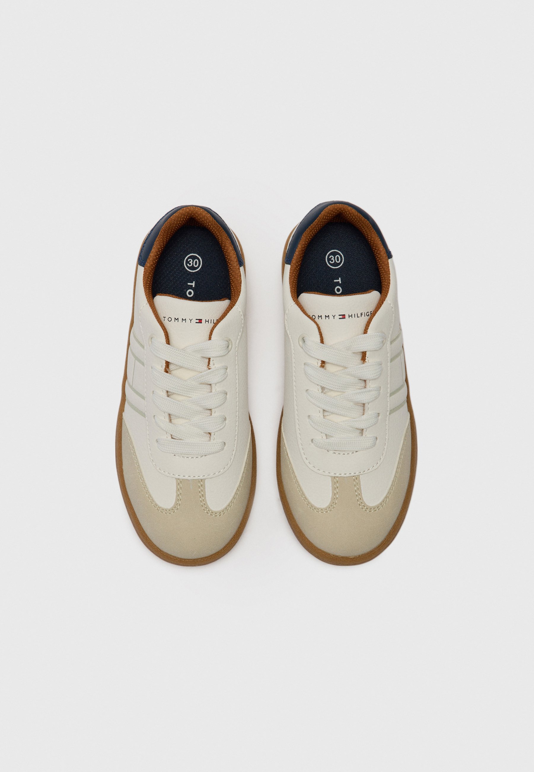 Tommy Hilfiger JACK UNISEX - Trampki - beżowe/ecru/niebieskie