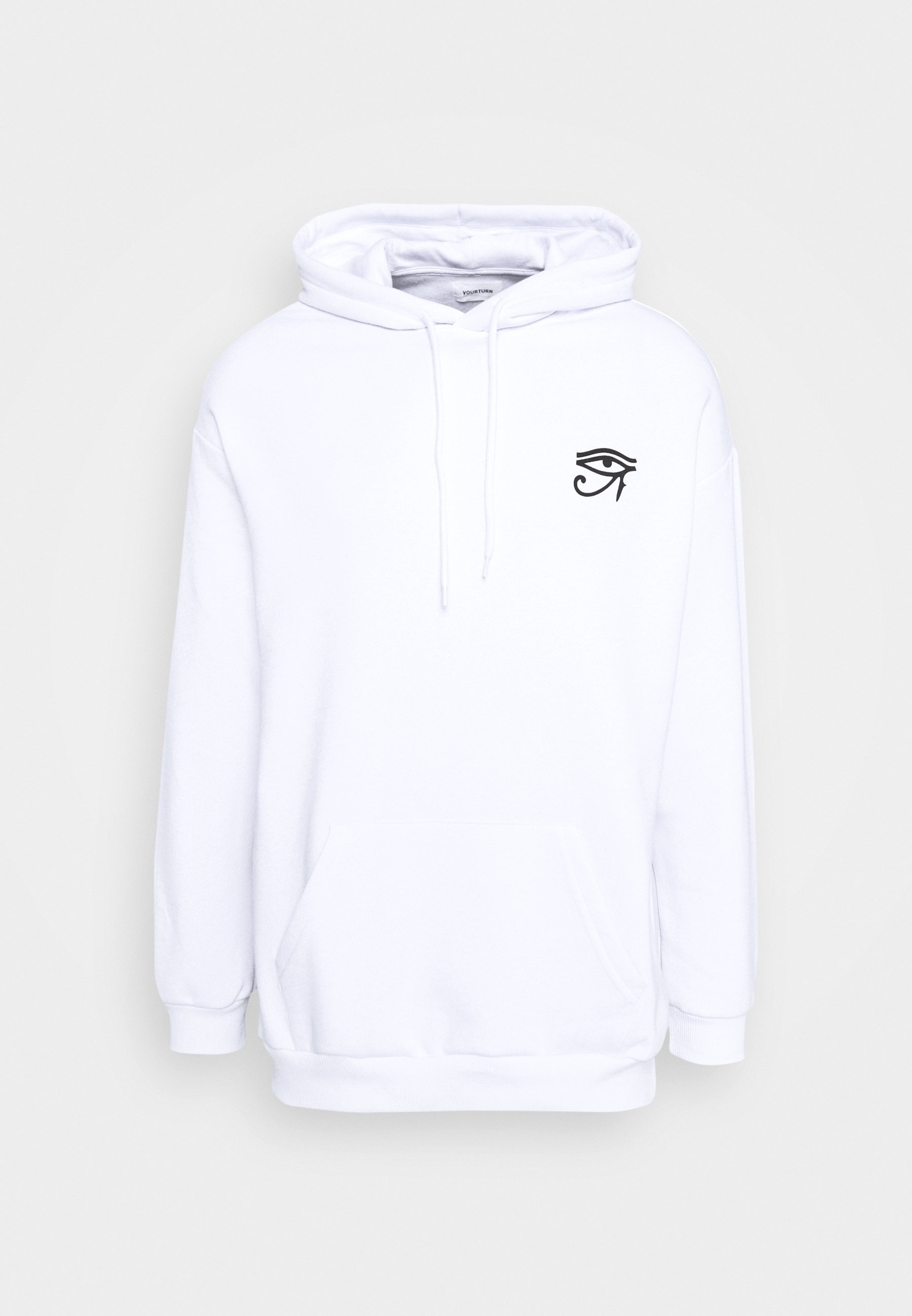 YOURTURN Hoodie - weiß