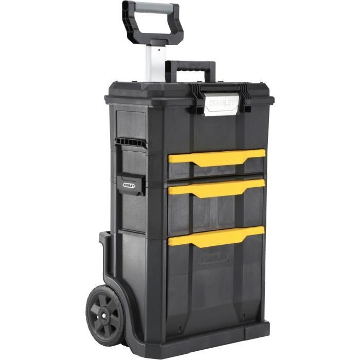 Servante Modulo 2 en 1 avec boîte à outils Touch Latch à tiroir - STANLEY - STST1-70345