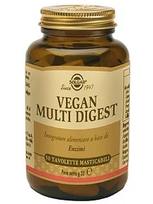 SOLGAR Solgar Vegan Multi Digest Enzymes digestives Complément alimentaire 50 comprimés