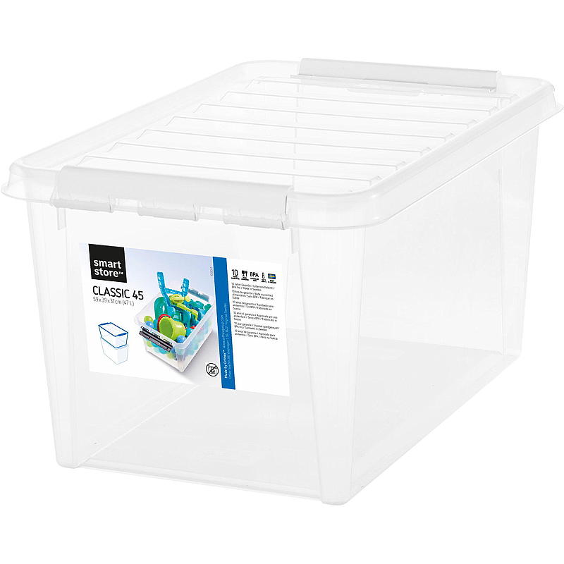 Smartstore Opbergdoos SmartStore™ met deksel 47 liter Thuis L59 x B39 x H31 cm
