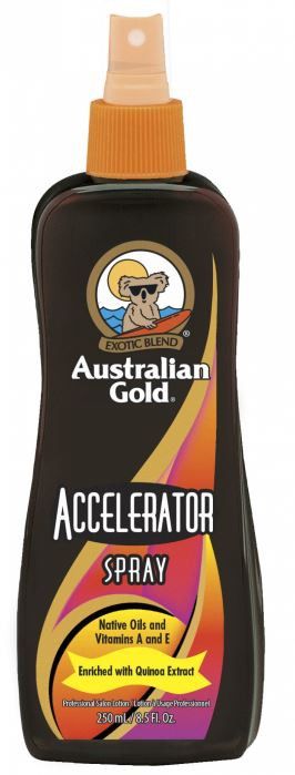 Acceleractor bronzujúci sprej s extraktom z quinoy Bronzery