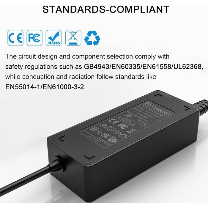 54.6V 2A Electric Scooter Charger, 48V Hoverboard Battery Charger for Electric Scooters and Electric Bikes