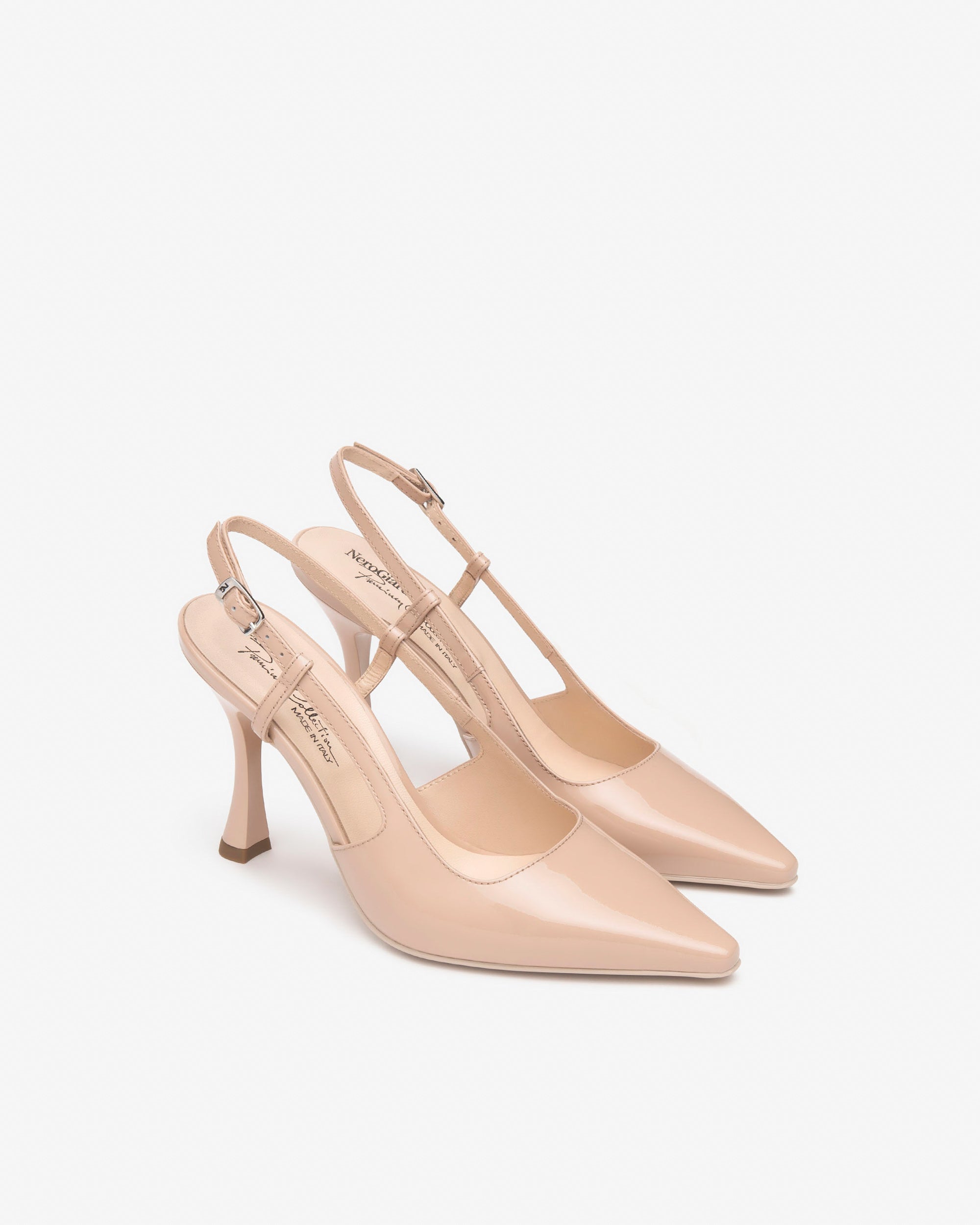  Damen-Pumps aus Lackleder