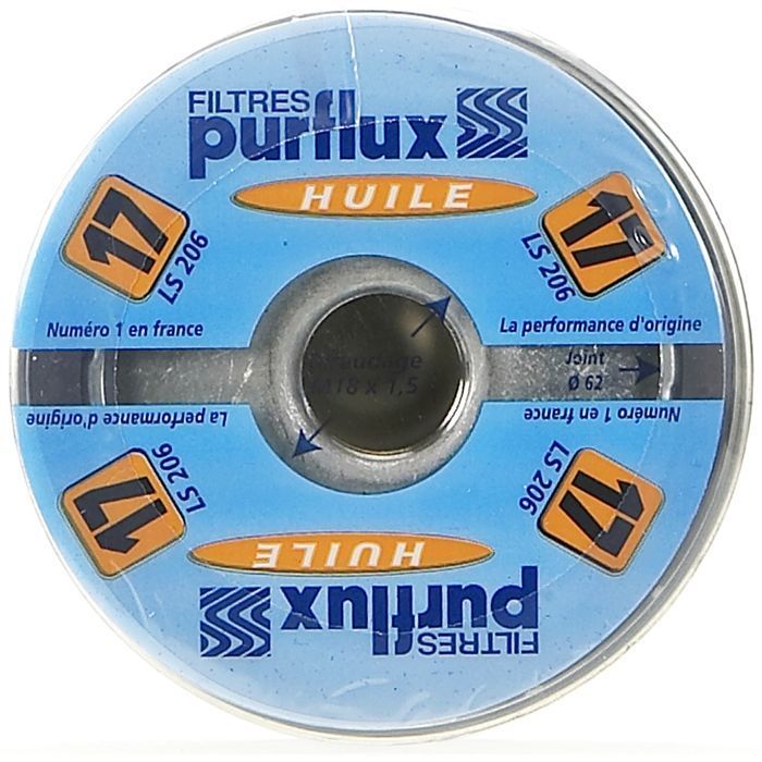 Filtre à huile Purflux N°17 LS370Y