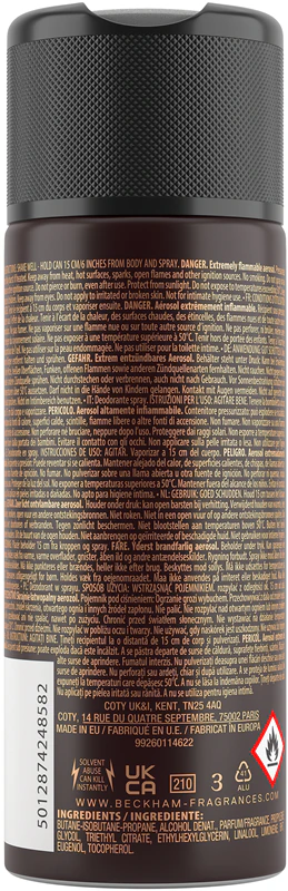 David Beckham Intimately Men Deodorant Spray