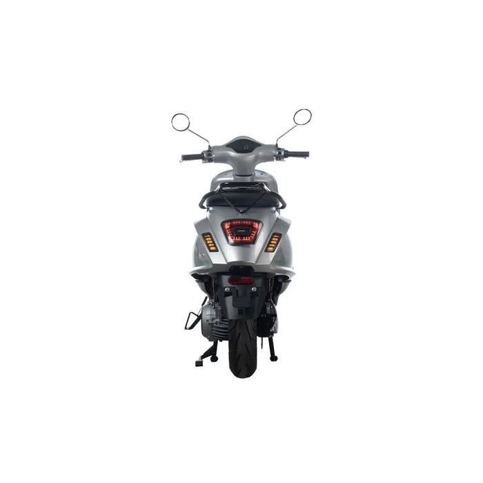 Scooter Électrique VISCOT 125cc – Moteur Brushless 5900W, Autonomie 120 km - Couleur: Argent