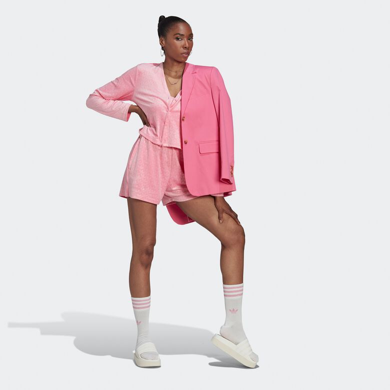 Luxuriöser Loungewear-Samtcardigan