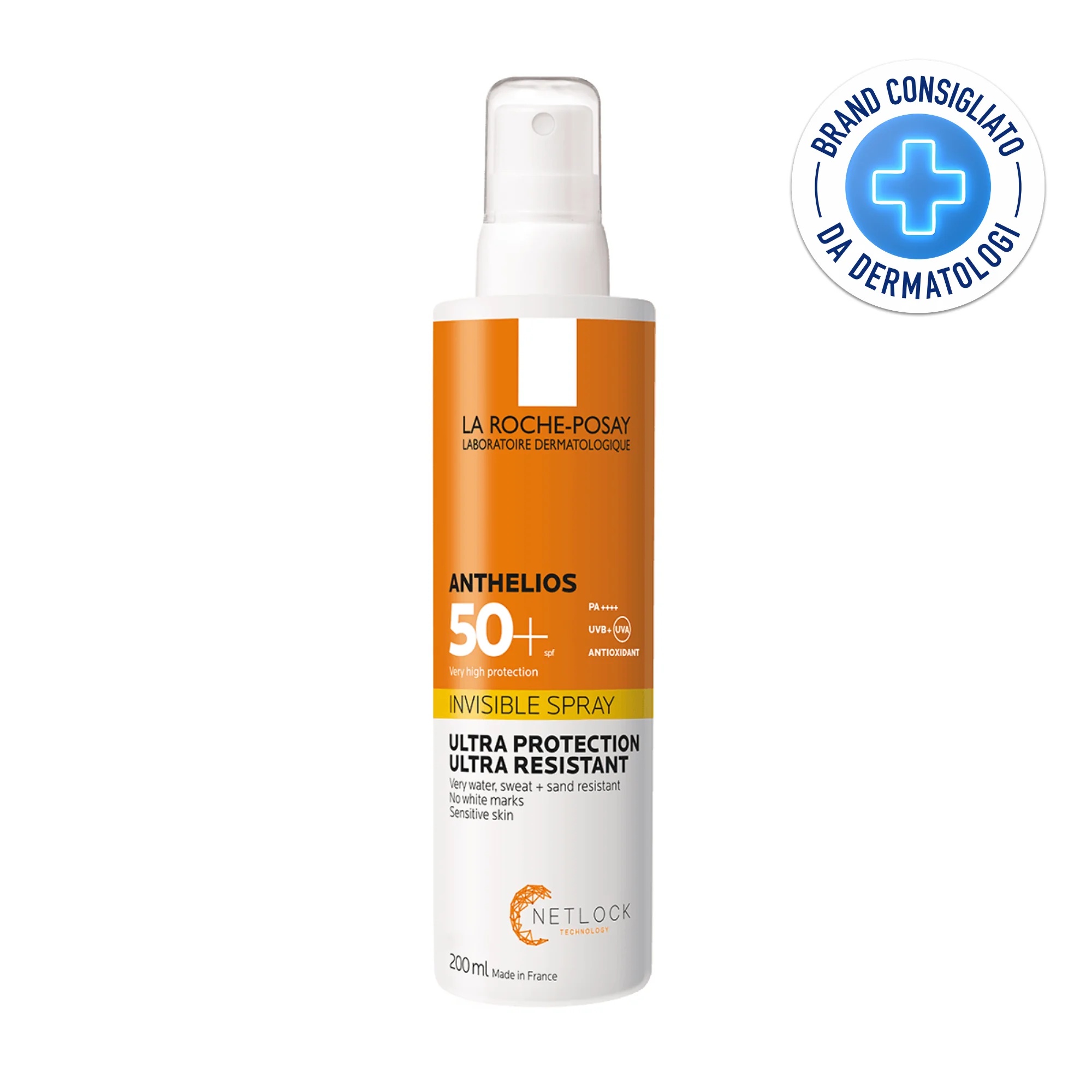 LA ROCHE POSAY La Roche Posay Anthelios SPF 50+ 200 ml Onzichtbare zonnebrandspray voor het lichaam