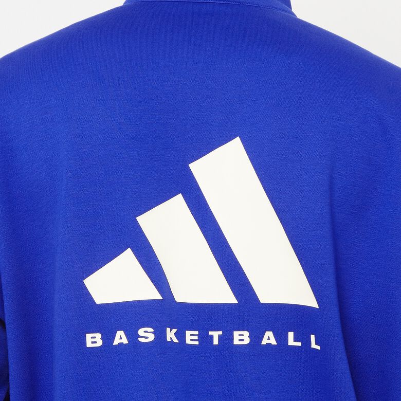 Felpa da basket con mezza zip