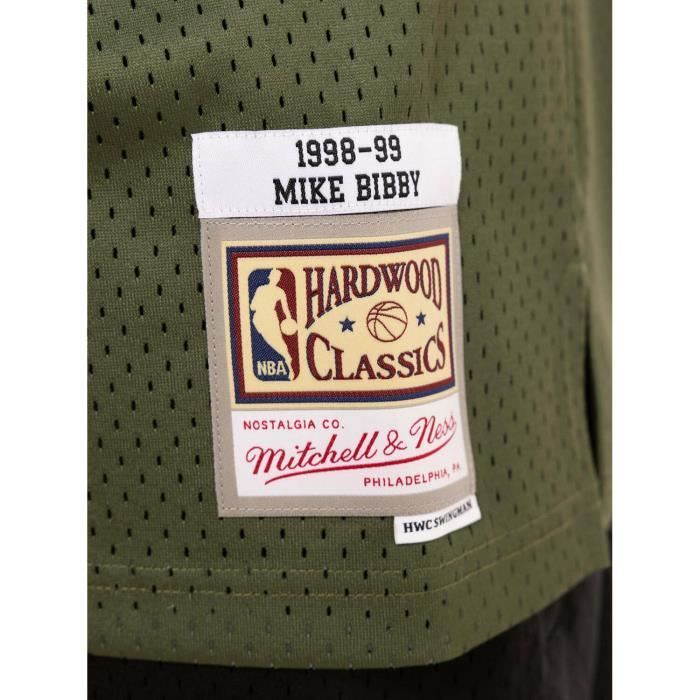 Maillot de basket - MITCHELL & NESS - Vancouver Grizzlies - Mike Bibby - Vert foncé - Taille S