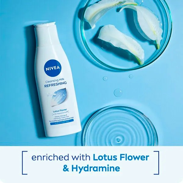 NIVEA osvježavajuće mlijeko za čišćenje<br>200ml - Za suhu do normalnu kožu