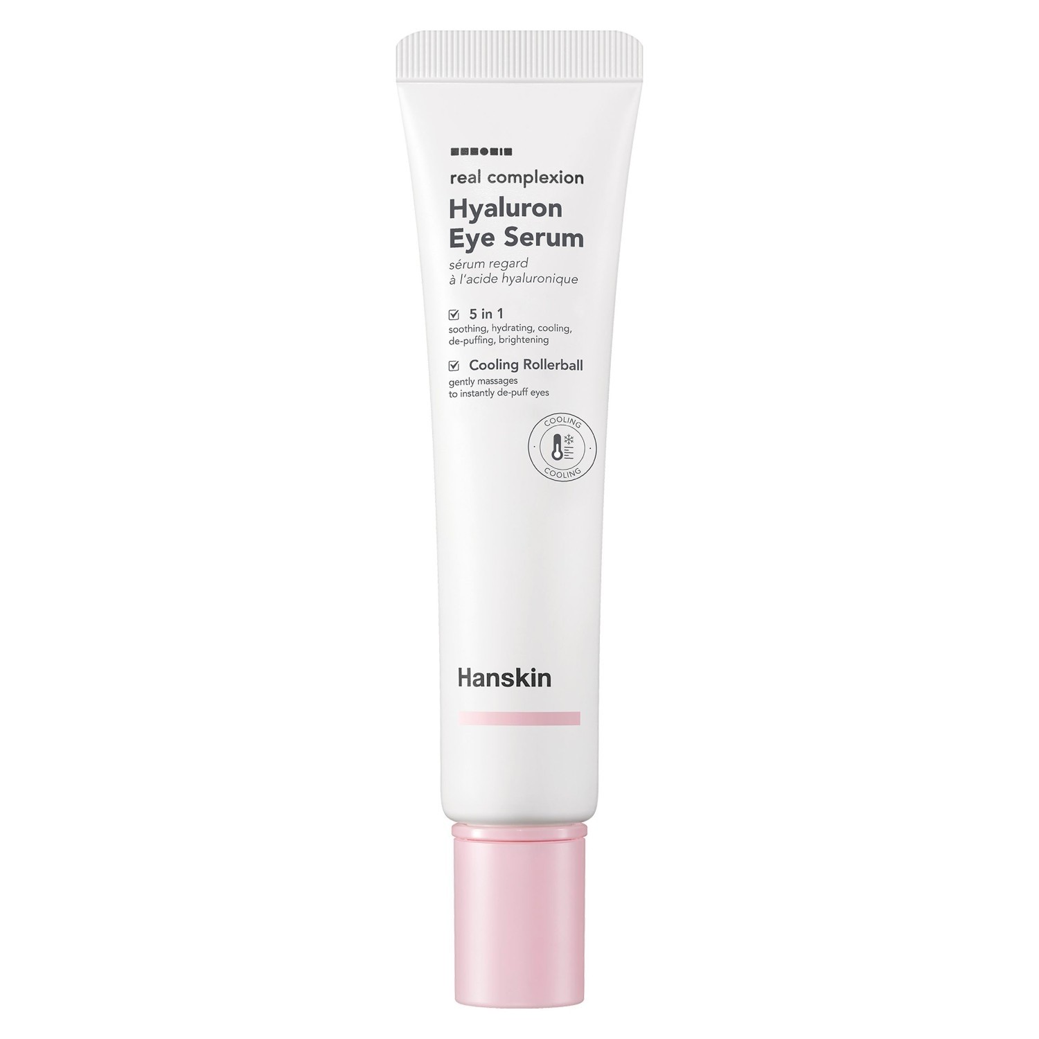 Hanskin set za nego oči s serumom za oči s hialuronsko kislino – 25 ml