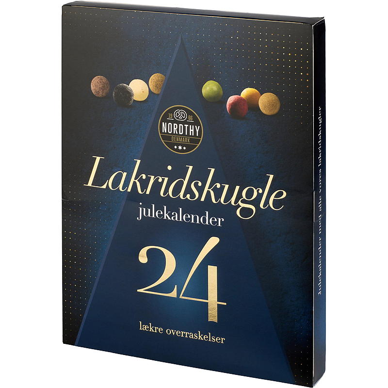 Adventskalender 260 g/lakrits Nordthy
