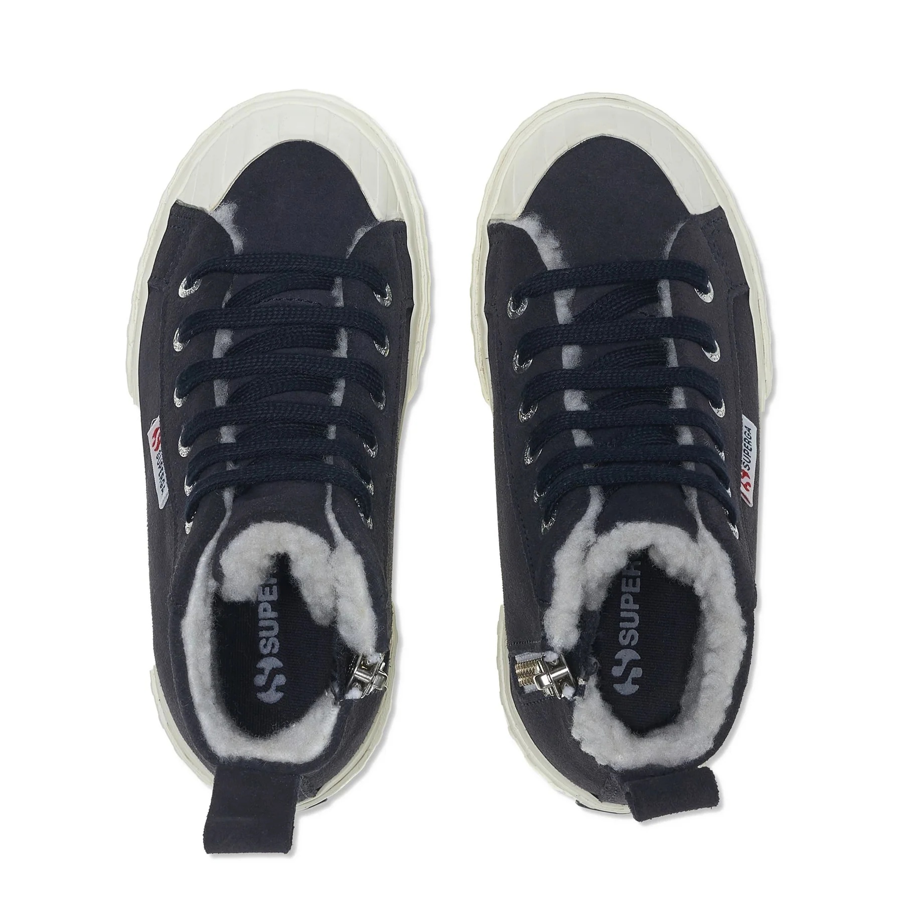 2696 KIDS STRIPE SUEDE-BLUE GREY DK-FAVORIO
