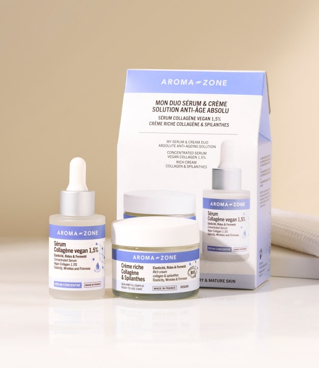 Mon duo Sérum & Crème solution anti-âge absolu au collagène vegan