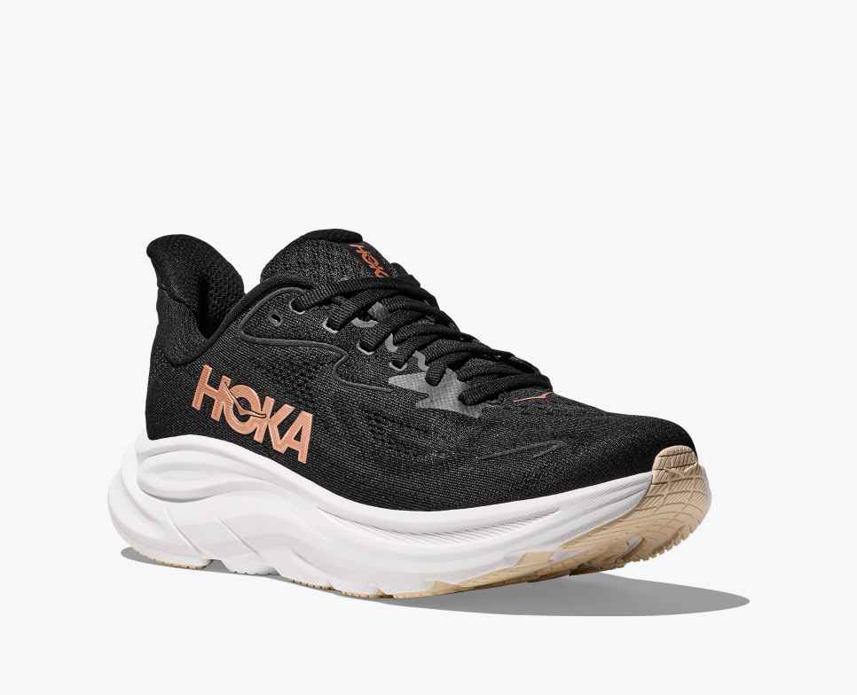 HOKA Clifton 10 Svart / Roséguld