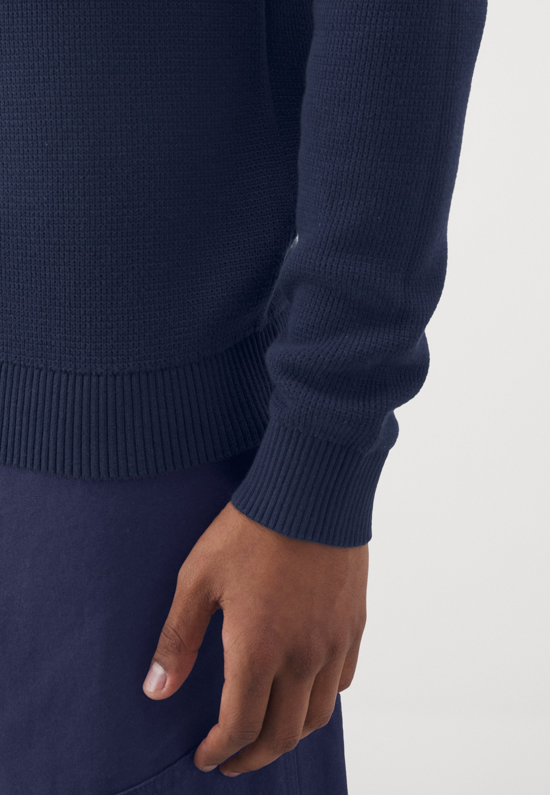 Selected Homme SLHDANE STRUCTURE CREW NECK - Jumper - sky captain