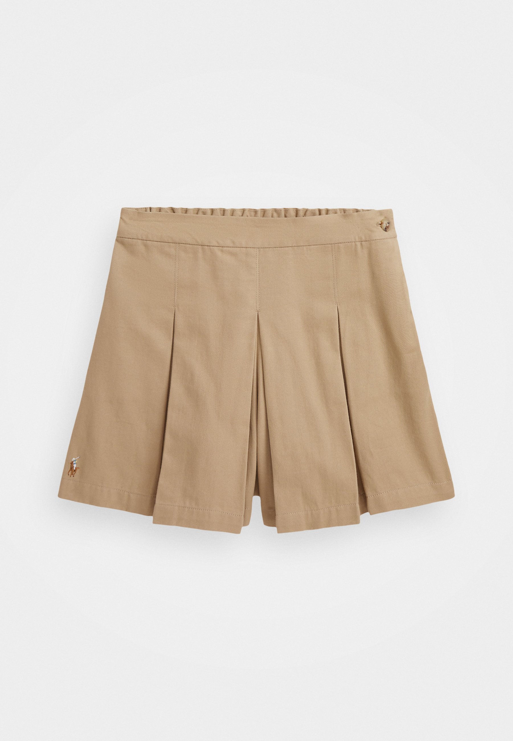 Polo Ralph Lauren PLEATED CHINO CULOTTE SHORT - Sukňa áčkového strihu - vintage khaki