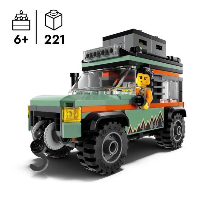 LEGO City 60447 Off-Road 4x4 Truck - Bouwset voor jongens vanaf 6 jaar