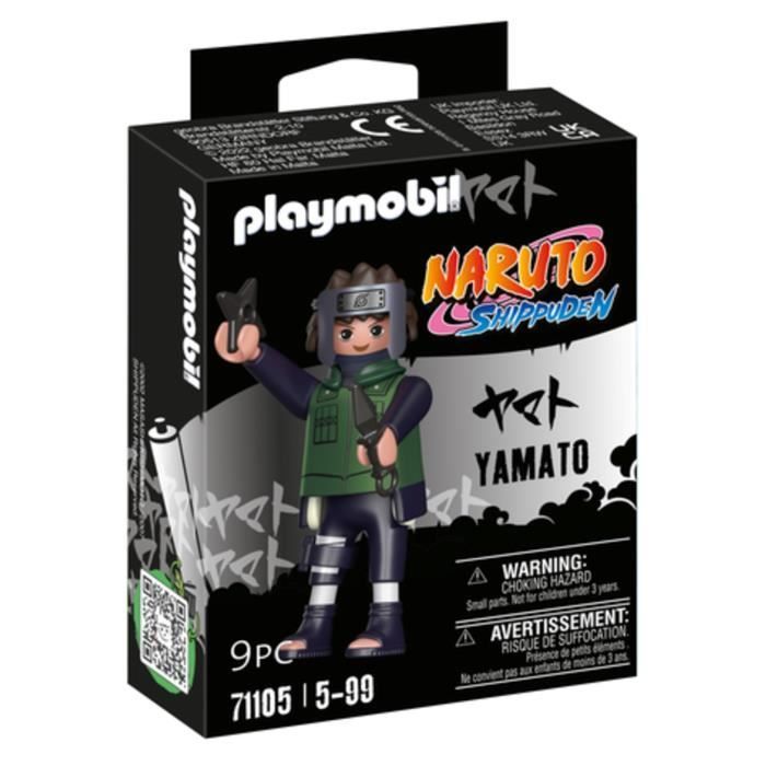 PLAYMOBIL - 71105 - Figura Yamato de Naruto Shippuden com 8 peças - Para crianças a partir de 5 anos
