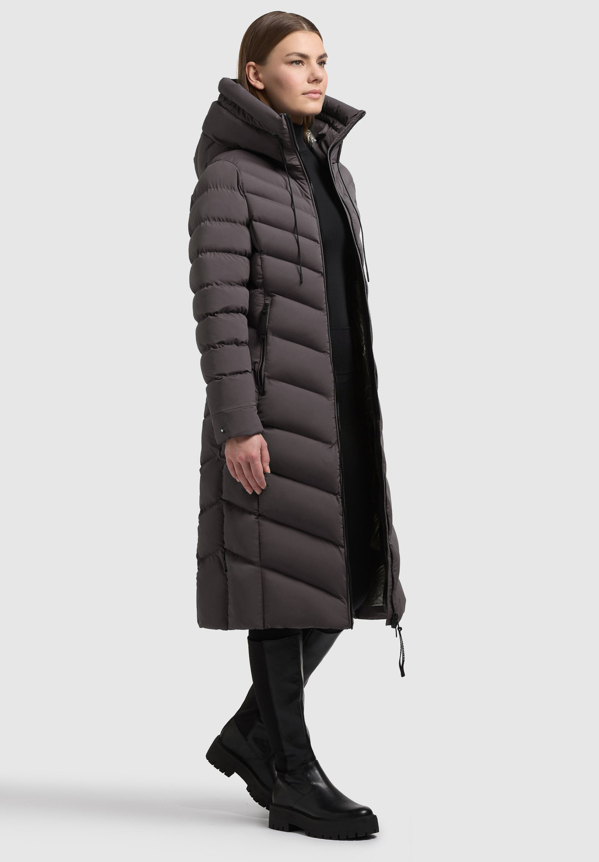 khujo Cappotto invernale - grigio grafite