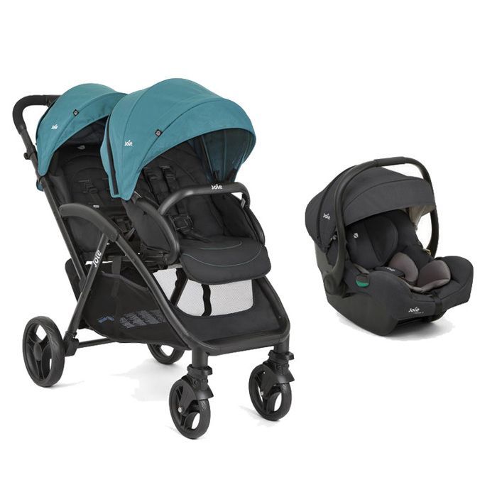 JOY - Cochecito doble Evalite Capri I-gemm 3 Shale Duo