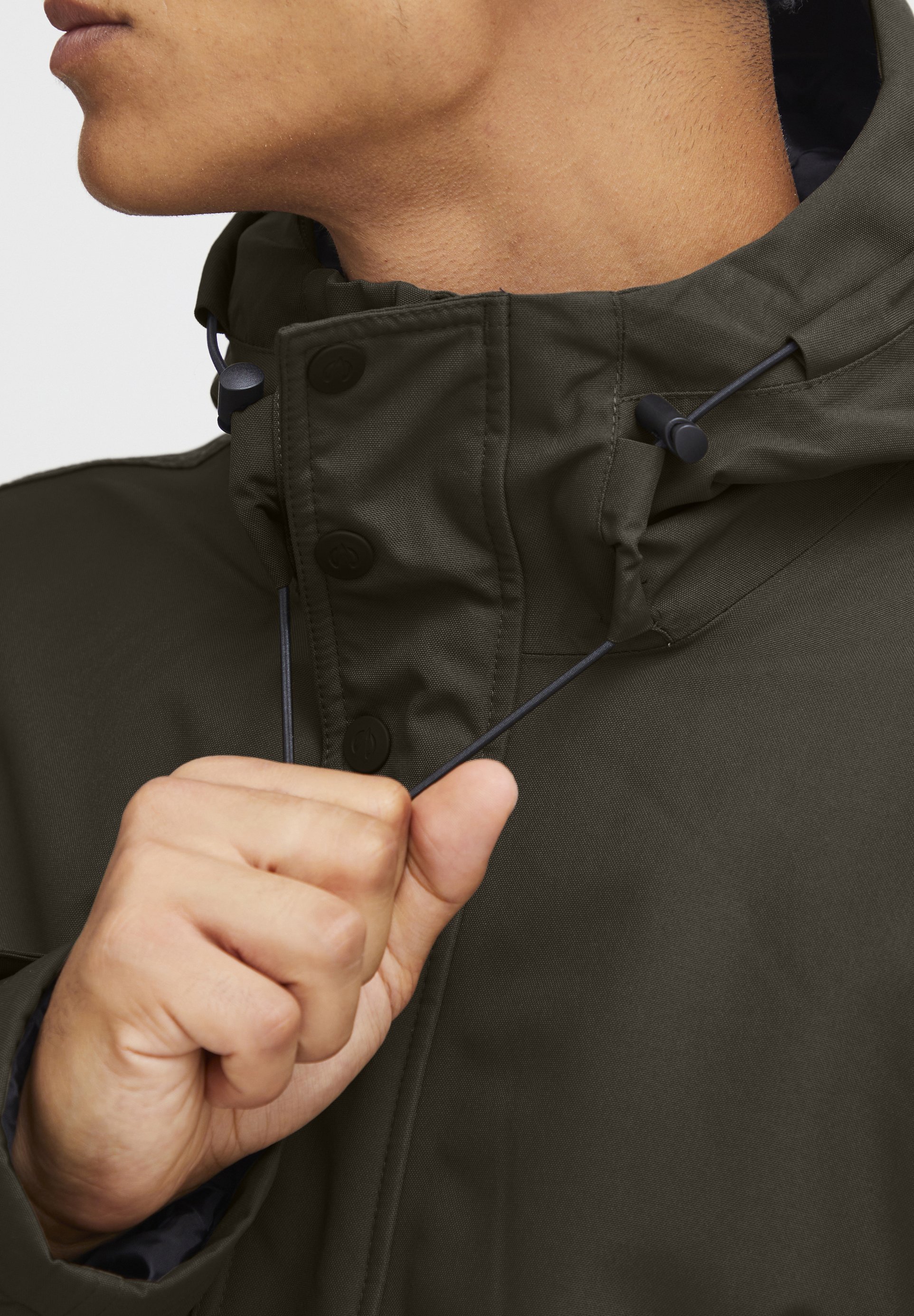 North Bend NBMALIK M W-PRO 8000 met waterdichte coating - Waterdichte jas - zwarte inkt