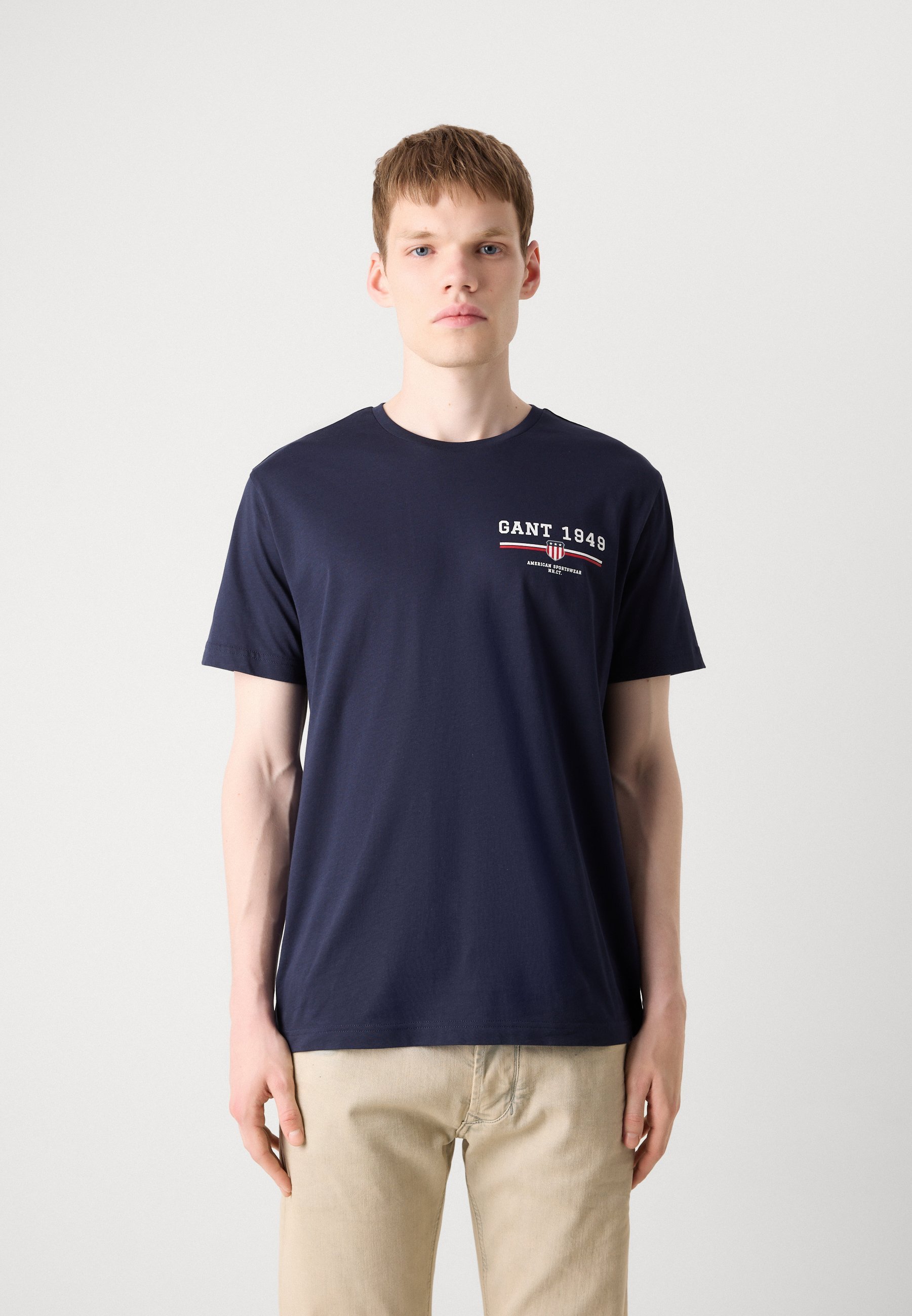 GANT GRAPHIC - Bedrucktes T-Shirt - Abendblau