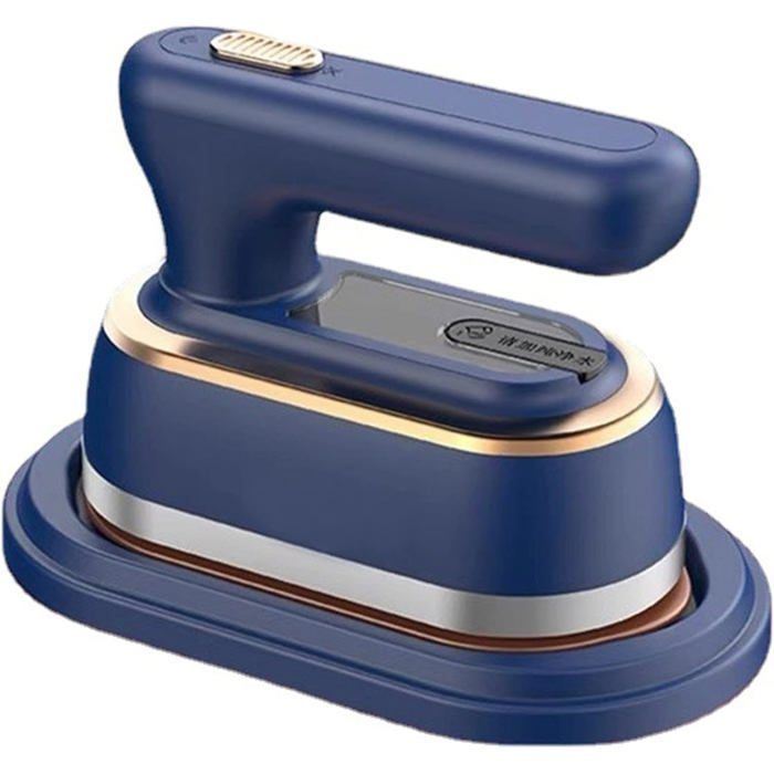 Garment Steamer, Clothes Steamer, Steam Iron, Wet and Dry Ironing - Mini 17.5cm, Vintage Blue