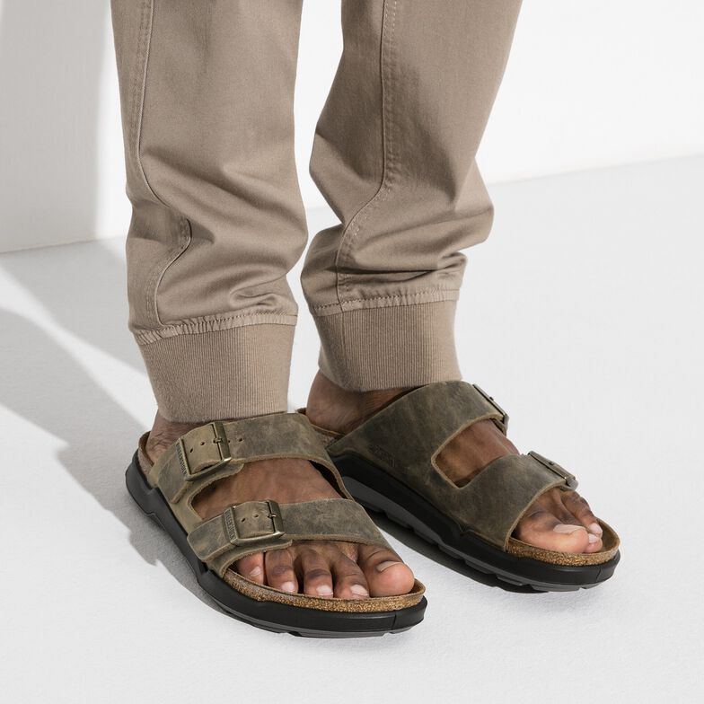 Arizona Crosstown uomo Pelle oliata - Faded Khaki Faded Khaki