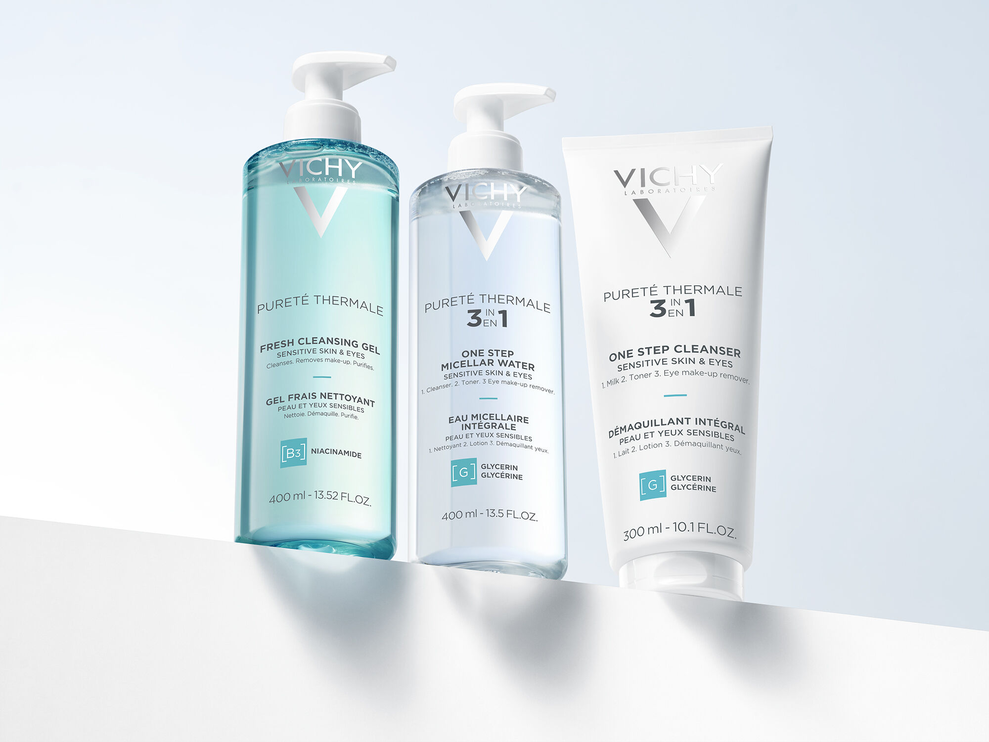 Vichy Purete Thermale odstranjevalec ličil za obraz 300 ml
