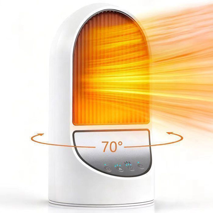 Urbiola-Chauffage d'appoint EcoSec-1200W, radiateur soufflant, radiateur, protection anti-basculement, silence.