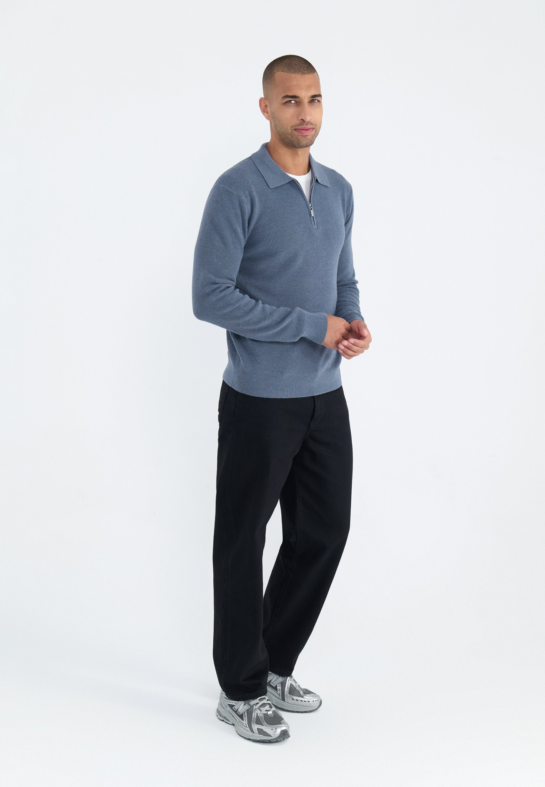 Pier One Jumper - donkerblauw