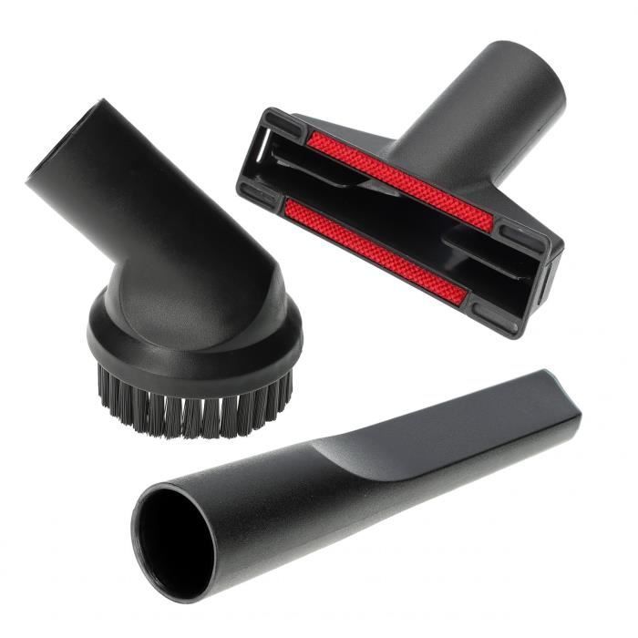 Philips Power Staubsauger-Zubehörset – Wessper – 3 Bürsten – Schwarz – 35 mm